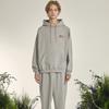 Dirty Painting Logo Hoodie - Grey
