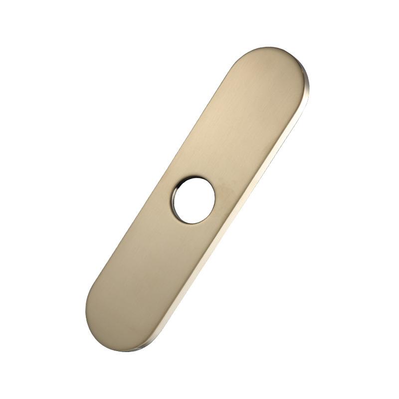 304 Stainless Steel Brushed Kitchen Faucet Cover10 Inch Decorative Plate Base Bathroom 6-inch Sheathing