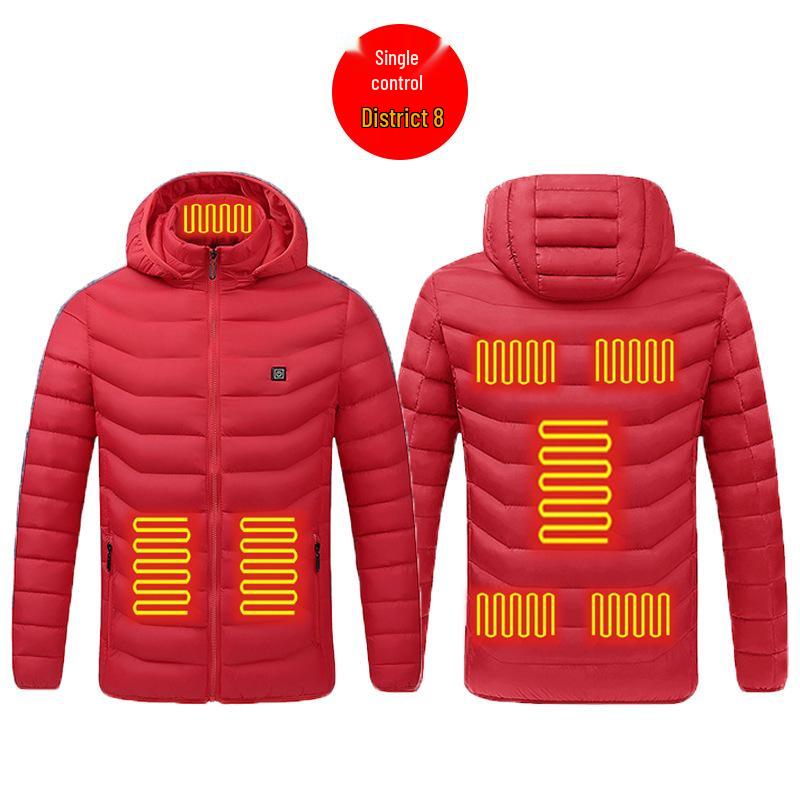 Intelligente temperaturkontrollierte beheizte Baumwolljacke: Elektrisch, Warm und Bequem