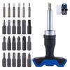 AAAF 25Pc T-Handle Screwdriver Set - Multi Bit Kit With Phillips, Pozi, Slotted, Hex, Torx & Bits