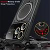 Armor Matte Case For iphone 11 12 13 14 15 16 17 Pro Max 16 Pro Cover Ring Magnetic Stand Holder Shockproof Shell Coque Fundas