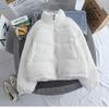 Winter Corduroy Short Cotton Jacket for Female Students Loose Thickened Warm Cotton Jacket for Coat Cotton Jacket