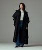 Mmam Pleated Long Trench Coat