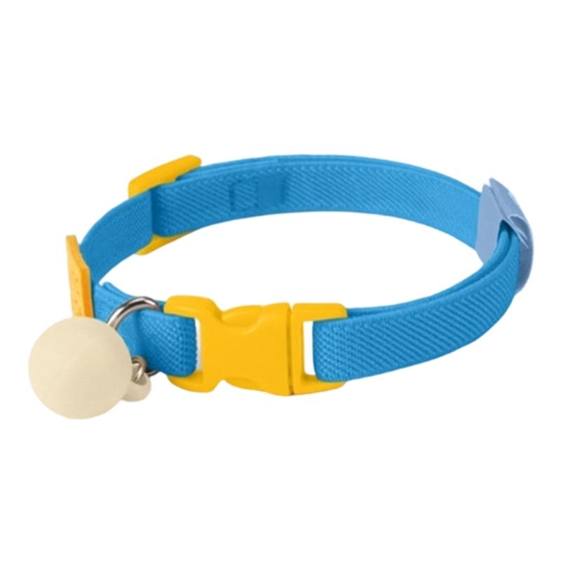 

Easy to Use Elastic Pet Collar with Quick Adjust Feature Stretchable Comfort Multiple Color Lightweight for Small Animal синій/глибокий