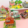 3D Foam Puzzle Set Childrens Building Toy Creative Diy Craft Educational Activity Kit for Kids 3-6Years Small Blocks Gift