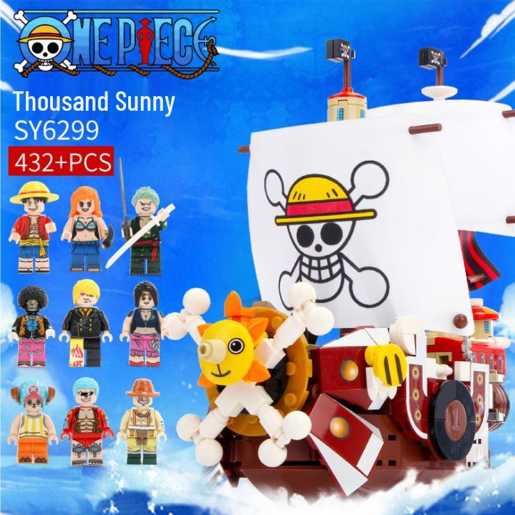 

One Piece Тысяча Солнц Пиратский Корабль Чоппер Фигурка Конструктор Игрушка