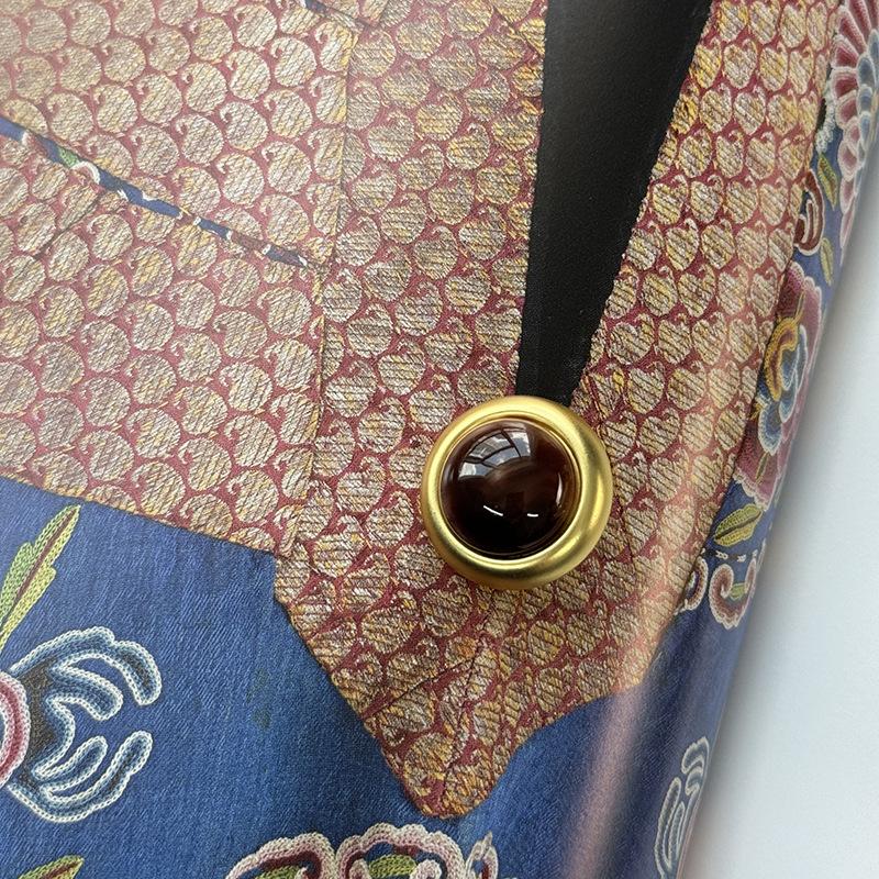 10 ADET Güzel Shank Düğmeleri Yuvarlak Altın Rengi İnci Şaft Düğmeleri Kadın Bluz Ceket Giyim Aksesuarları