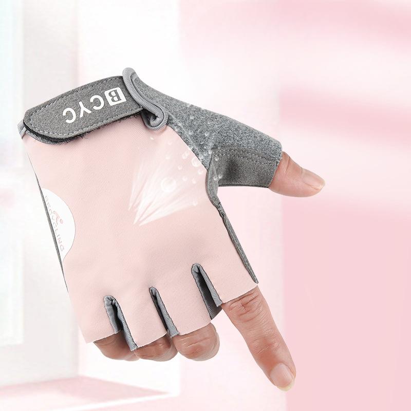 Fitness Gloves for Men and Women with Half Finger Thin Equipment Training Anti Slip Wear Resistant Cocoon Proof Mountaineering Bicycle Riding Gloves