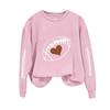 Unisex Fashion Print Long Sleeve Round Neck Sweatshirt for Casual Wear