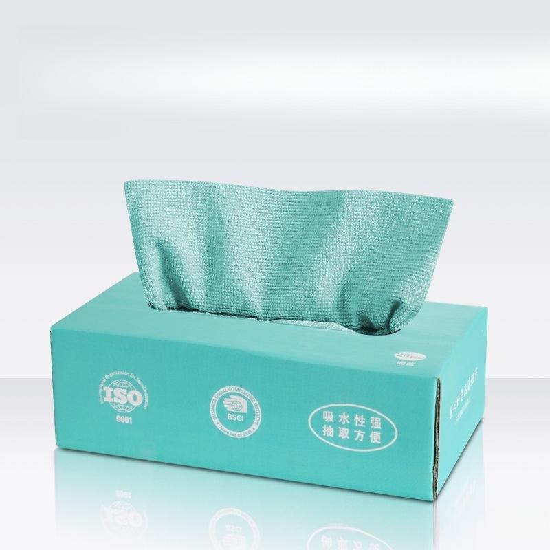 

10/20 шт. Выдвижные чистящие салфетки - Безворсовые, не оставляющие разводов салфетки, Детейлинг автомобиля, Стеклянные окна, Электроника, Вытирание пыли 10 pcs a box синий