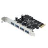 4 Port Pcie To Usb 30 Hub Pci Express Expansion Card Adapter 5 Gbps Speed Top