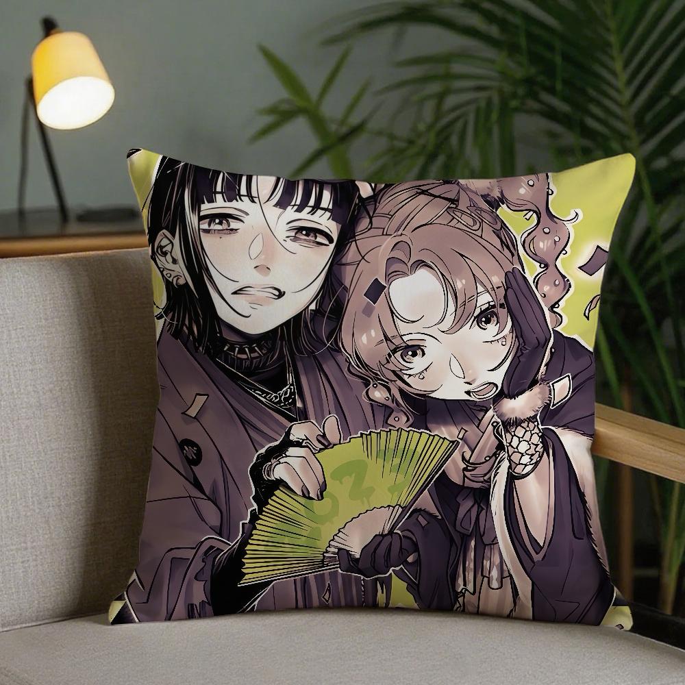 AAya OOosawa KKoga MMitsuki Pillow Case Square DoubleSided Printing Sofa Cushion Cover Pillowcase Bedroom Bedside