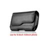 Marsupio universale in pelle Clip da cintura per telefono Flip Cover Magnetica Resistente per iPhone XS Huawei Samsung Outdoor