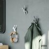 Umbra BUDDY Wall Hooks Gray Pastel 3-Pack ABS Resin 2kg Load Capacity