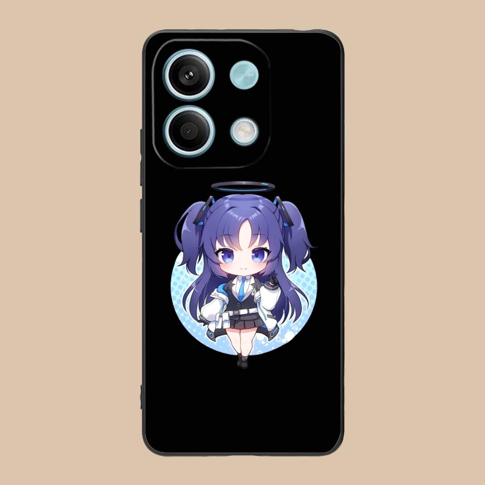 Blue Archive Yuuka Matte TPU Mobile Phone Case for POCO M7 M6 M5 M4 M3 X7 X6 X5 X4 X3 Pro GT 5G Colorful Printing Cover