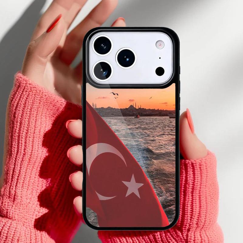 Turkey Turkish Flag Phone Case for iPhone 17 Air 16e 15 14 13 Pro Max Back Cover for 12 11 Pro Coque