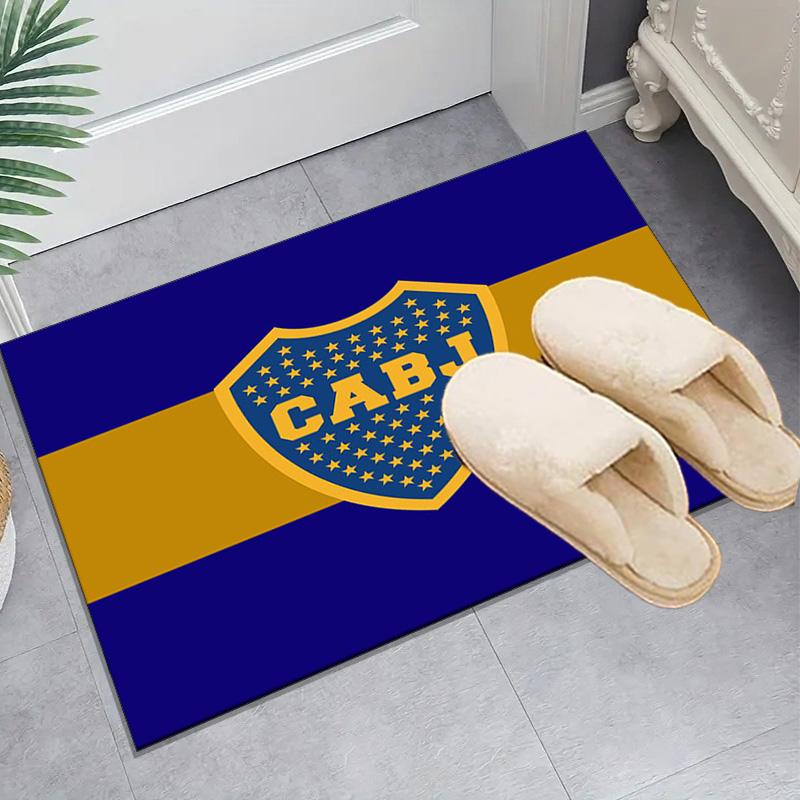 1PC Boca Juniors Crest Design Rug Game Carpet, Floor Mat for Bedroom Living Room Entryway Rug, Home Decor Idea Gift for Christmas birthday