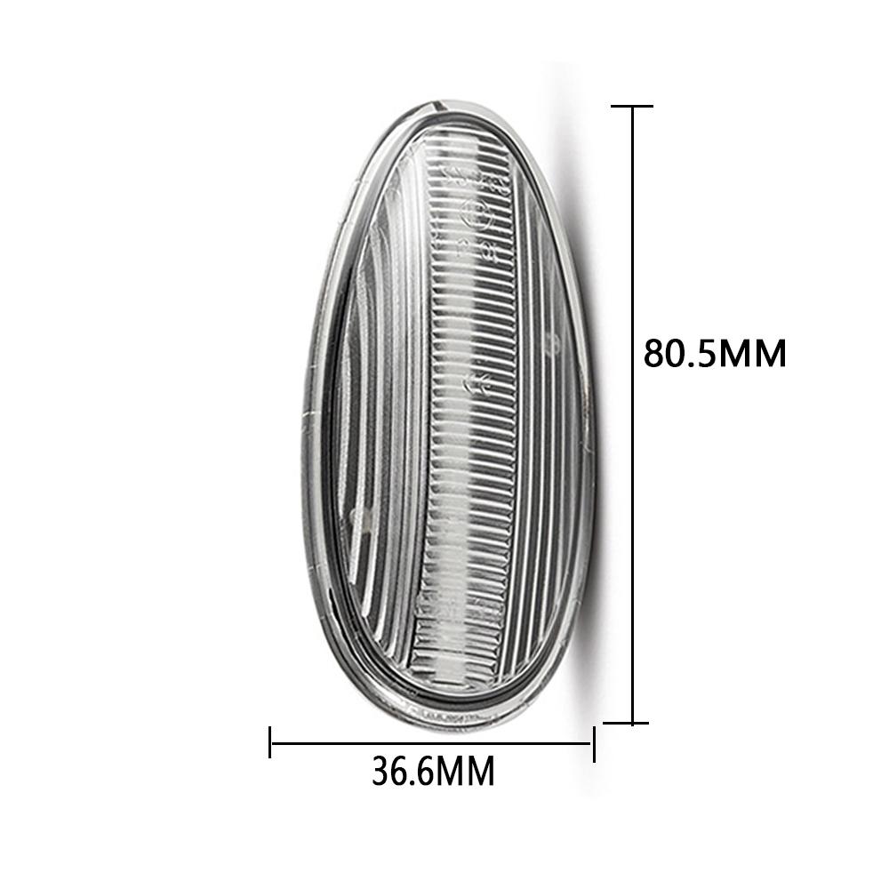 2x LED Dynamic Side Marker Lights Turn Signal Lamps For Mitsubishi Lancer Montero Sport MK3 Pajero Adventure Freeca I Miev Space