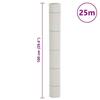 VidaXL Membrane anti-mauvaises herbes blanc 1x25 m PP, tissu anti-mauvaises herbes, membrane de contrôle des mauvaises 4005907