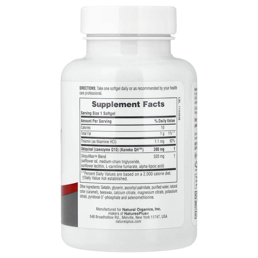 Nature's Plus Beyond CoQ10 200mg Softgels, 30 Count