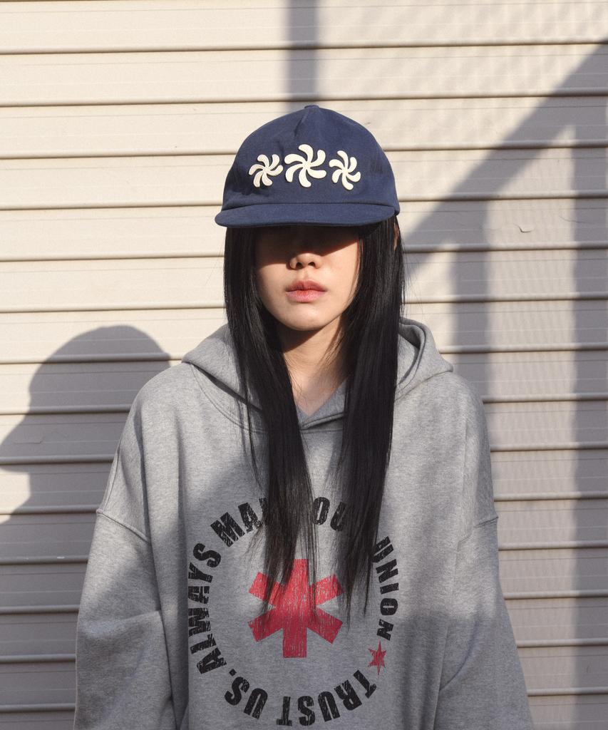 AMOU Spiral 5Pannel Cap Navy