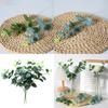 Artificial Eucalyptus Leaf For Wedding Decor With Silk Material For Home And Photography Use