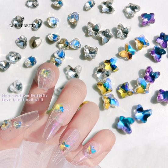 

Великие ногтевые шармы Украшения Для ногтей Многоцелевой искусственный кристалл Яркий цвет