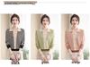 2026 Spring Fashionable Striped Knit Top for Mothers & Elderly Women, Lapel Sweater for Spring & Autumn