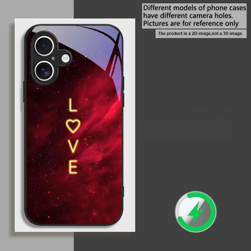 Brilliant Flame Rose Suitable For iPhone 17 Pro Max 16E 15 Pro 14 13 Plus 12 mini 11 16 Air 17Pro magnetism Glass Phone Case