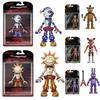 Sundrop FNAF Figures SUN & MOON Joker Freddy Bonnie Foxy Chica Fazbear Bear Action Figure Movable Figurine Dolls Toys