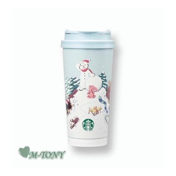 Starbucks Starbucks SS Stainless Steel Holiday Friends Elma Tumbler SS Holiday Friends Elma Tumbler473ml Overseas Limited Item/Not Released in