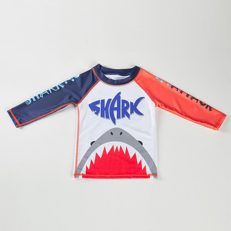 Children's Cartoon Quick-Dry Sunscreen Swimsuit - Two-Piece for Boys