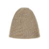 VARZAR VA Brooch Soft Angora Beanie Camel