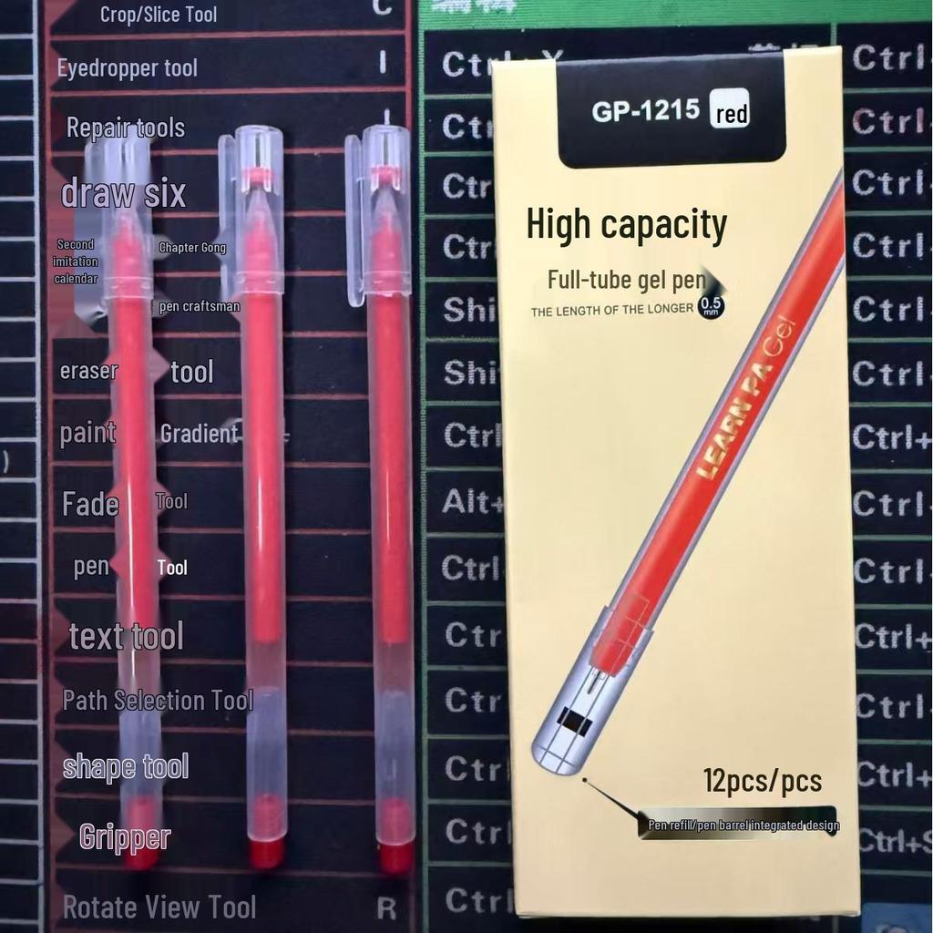 Large Capacity Neutral 0.5mm Needle Tip Student Exam Pen