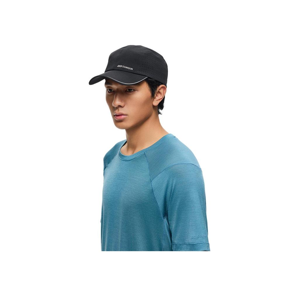 Anta Champion Outdoor Series Solid Color Round Neck Comfortable Moisture Wicking Versatile Short Sleeve T-Shirt Men T-Shirts 152520115-2