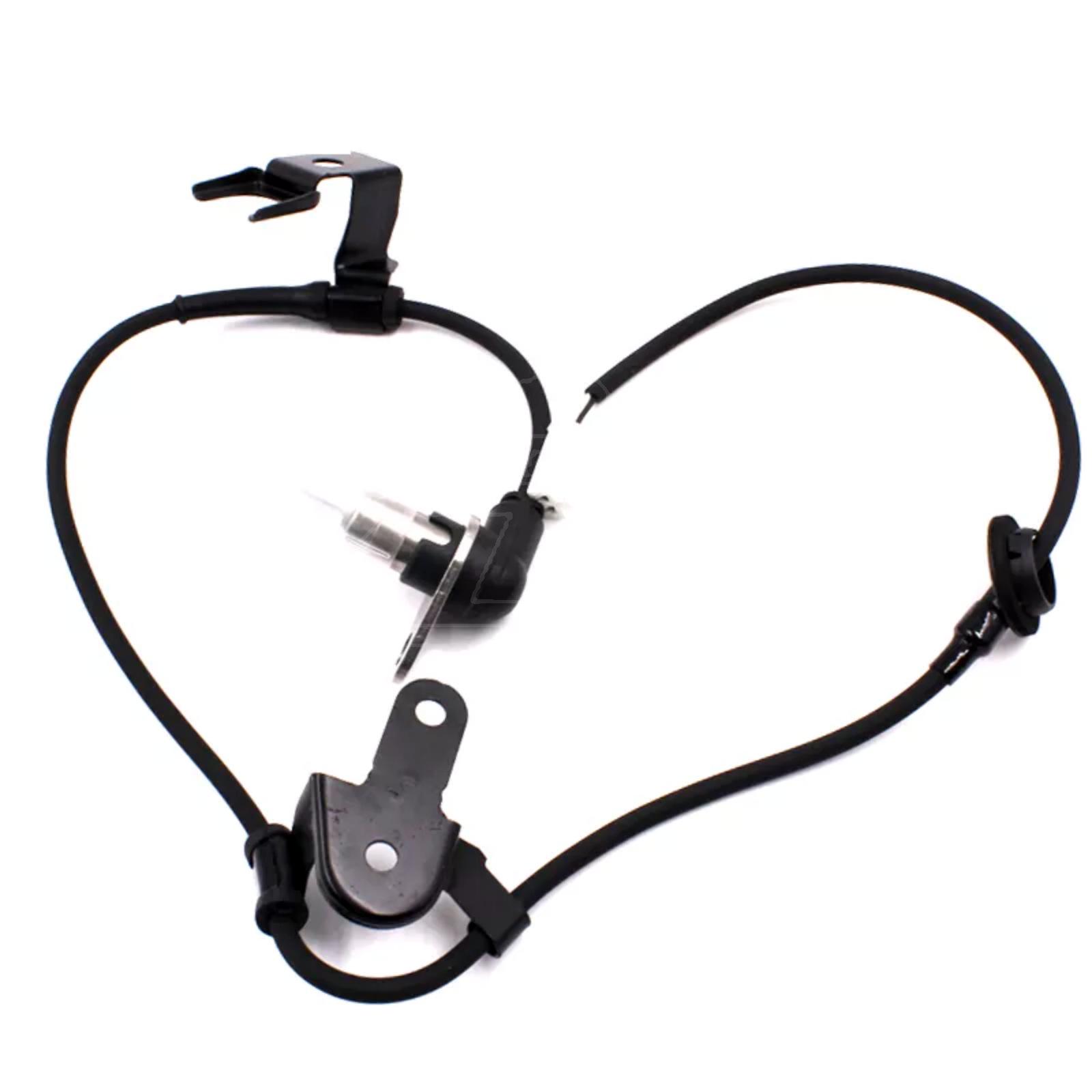 The GE7C4372YC ABS wheel speed sensor fits Mazda cars. чёрный