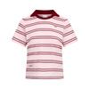 Originals Resort S French Holiday Striped Cotton Sports Polo Shirt Women Tops KX0741
