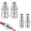 Air Coupler 4 Pcs Air Hose Joint PM20 SM20 Quick Connector for Air Tools