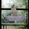 Cozy Window Cat Bed Basking Hammock Cat Perch, Suction Cup Pet Hanging Bed Solid Space Saving Sunny Seat Cat Window Perch