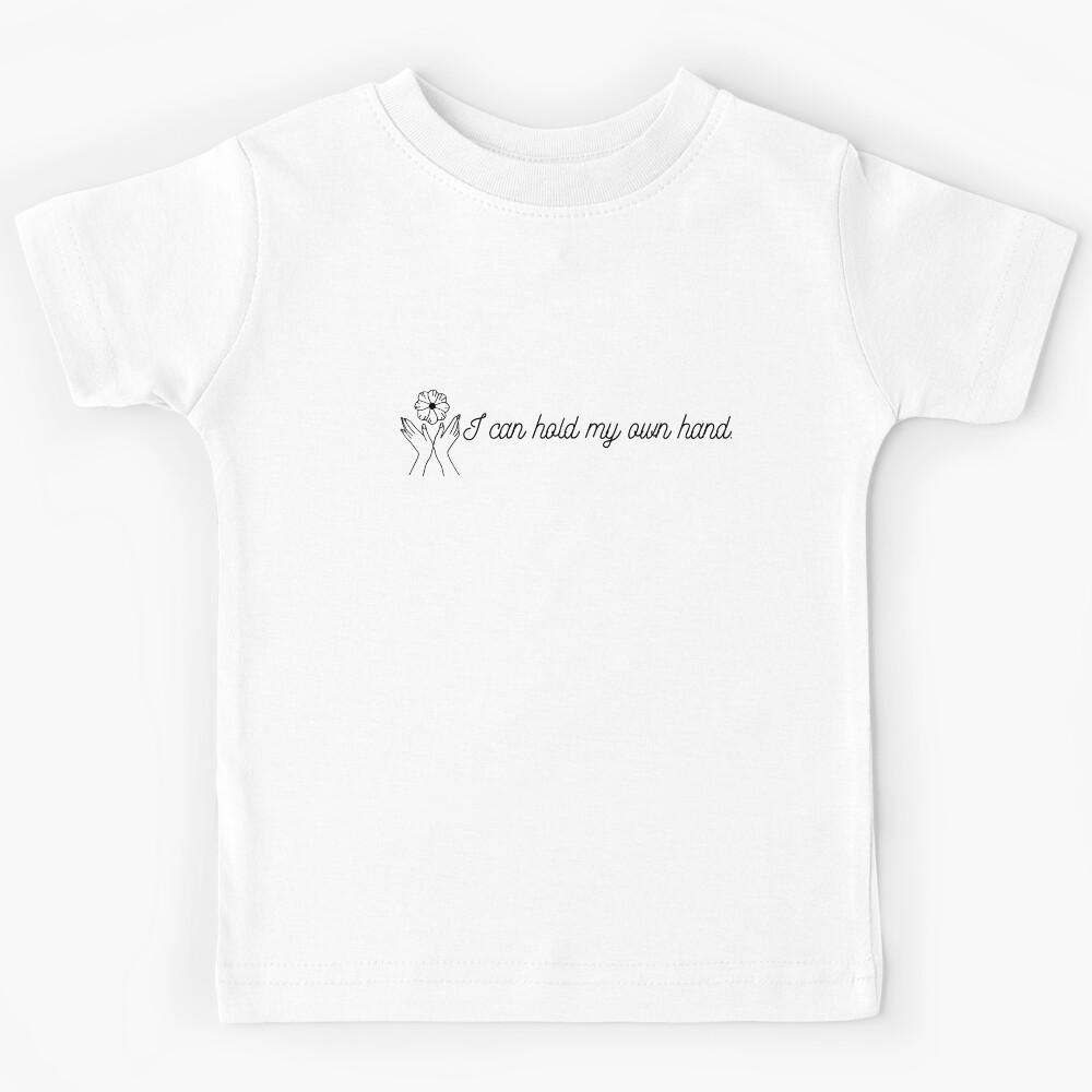 I can hold my own hand [Miley Cyrus inspired] black and white Kids T-Shirt 110