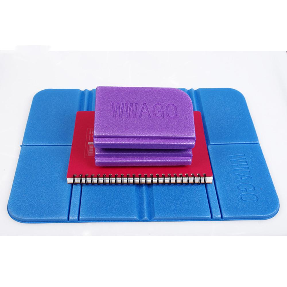 2Pcs Outdoor Mini Folding Mat Lightweight Waterproof XPE Foam Sitting Pad for Camping Hiking Picnic Sports Cushion etc