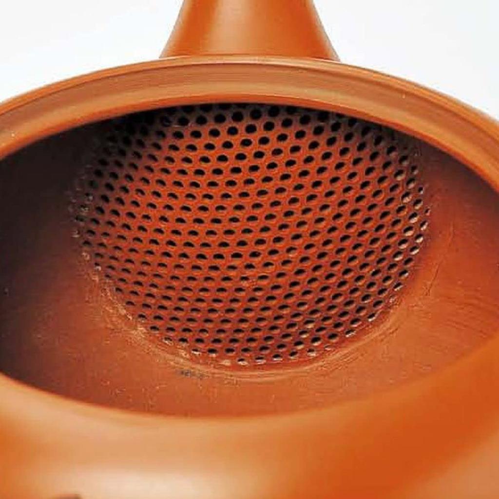 J-kitchens New Tea Pot, Tokoname Ware, Ceramesh Mesh, with Tea Strainer, 350cc, Made in Japan
