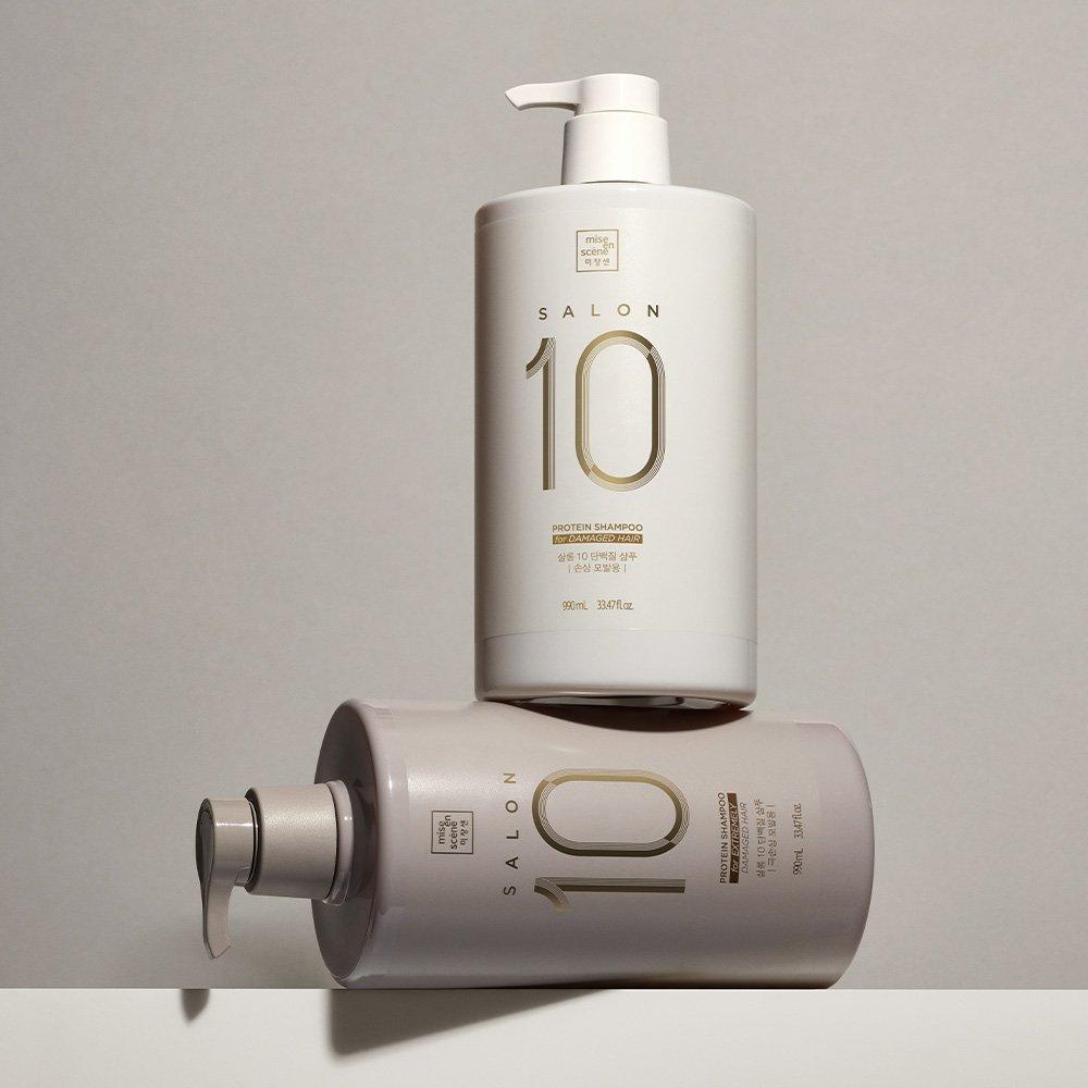 [Secret Special] mise en scène Salon 10 Shampoo (Damage) 990ml + Essence Pack 990ml (+Free)