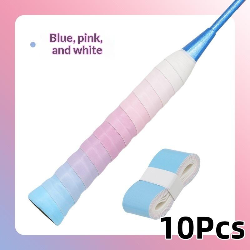 10Pcs Tennis Racket Overgrip Sweat Band Absorption Grip Pu Badminton Racket Handle Grip Tennis Griptape Padel Racket Grip