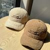 New Hat for Women in Autumn and Winter Thickened and Warm Lamb Wool Korean Version Fashion Versatile Duck Cap Student Plush Baseball