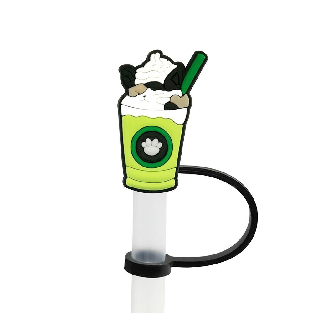 Good Sealing Straw Cover Cap Cap Protector Straw Topper Compact Straw Tips Lids  for Party Supplies