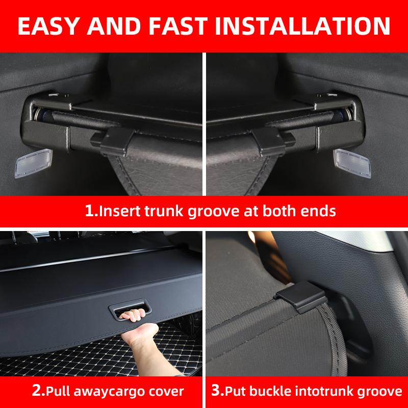 For BMW Mini Clubman 2016 Retractable Trunk Cargo Cover Parcel Rack Waterproof Shield Privacy BMW Clubman 2016 Auto Accessories