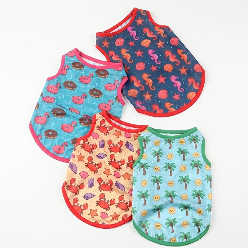 Spring and summer new mesh breathable thin cat vest pet dog clothes
