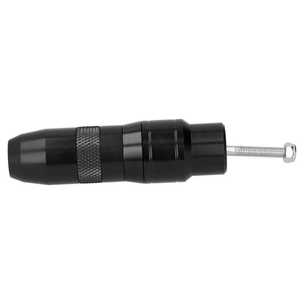 Motorcycle Exhaust Pipe Slider Aluminum Alloy Anti Falling Guard Protector (Black )