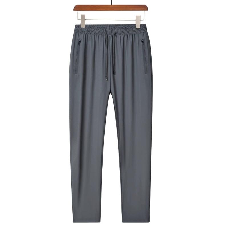 Ice Silk Breathable Men's Sports Pants Quick Drying Sweat-absorbing Comfortable Cool Outdoor Pants for Trousers